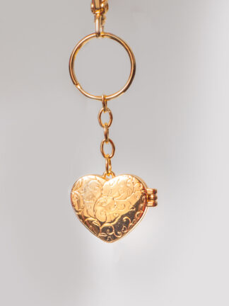 Chaveiro Relicário de Coração